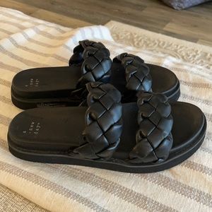 Women’s Braided Footbed Sandals- A New Day